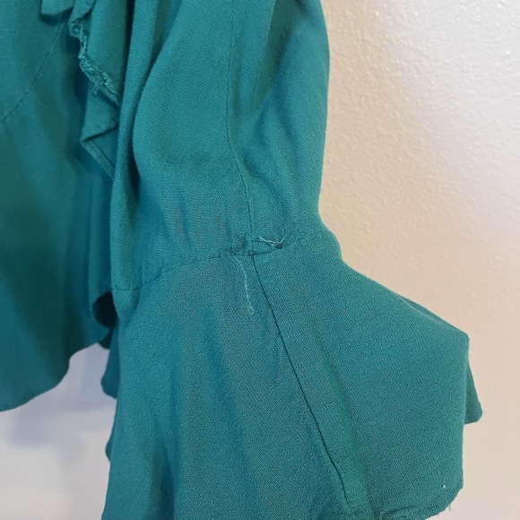 Gianni Bini Women's Medium‎ Cocktail Emerald Green Dress Adjustable Straps Party - Picture 5 of 8